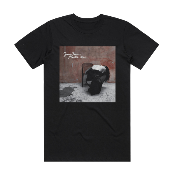 Jane Birkin Rendez Vous Album Cover T-Shirt Black