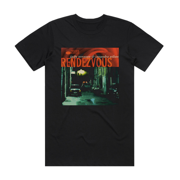 Cassandra Wilson Rendezvous Album Cover T-Shirt Black