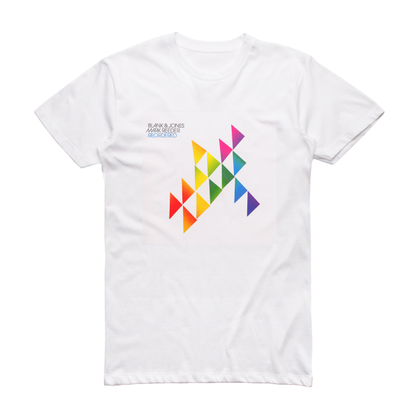 Blank and Jones Reordered Album Cover T-Shirt White