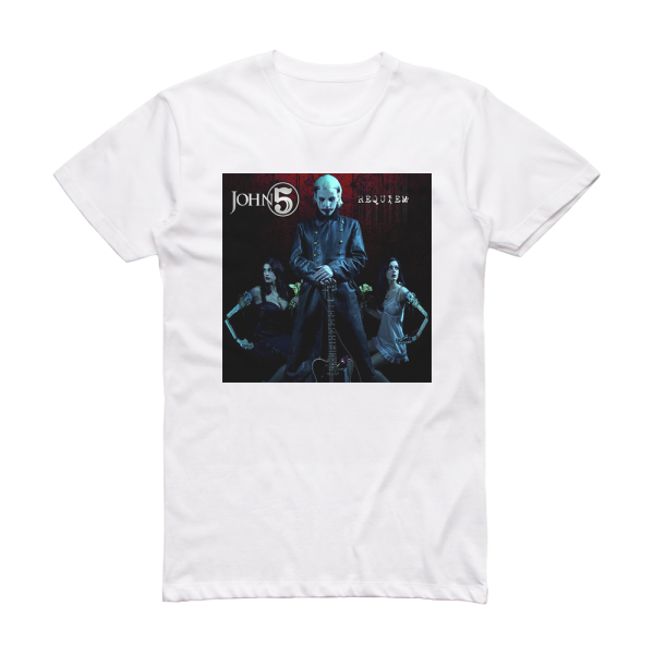 John 5 Requiem Album Cover T-Shirt White