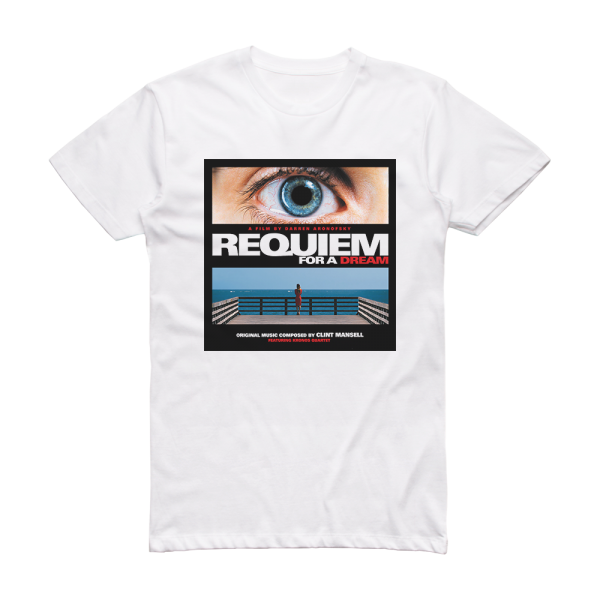 Clint Mansell Requiem For A Dream Album Cover T-Shirt White
