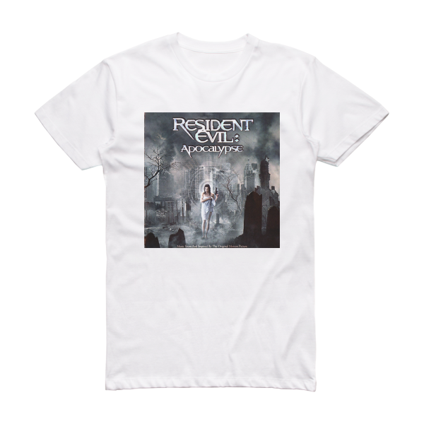 Jeff Danna Resident Evil Apocalypse Album Cover T-Shirt White