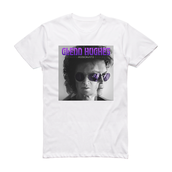 Glenn Hughes Resonate Album Cover T-Shirt White