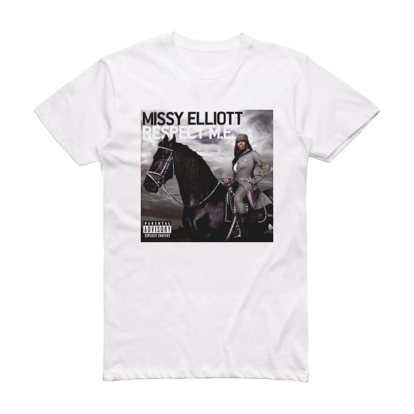 Missy Elliott Respect Me 1 Album Cover T-Shirt White