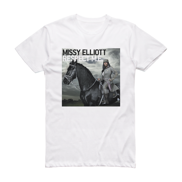 Missy Elliott Respect Me 2 Album Cover T-Shirt White