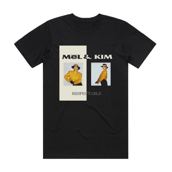Mel and Kim Respectable Album Cover T-Shirt Black