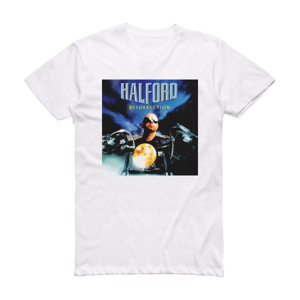 Halford Resurrection 1 Album Cover T-Shirt White