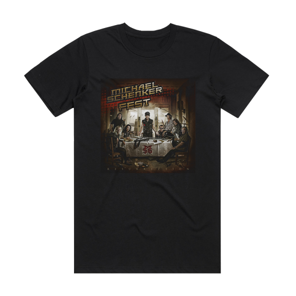 Michael Schenker Fest Resurrection Album Cover T-Shirt Black