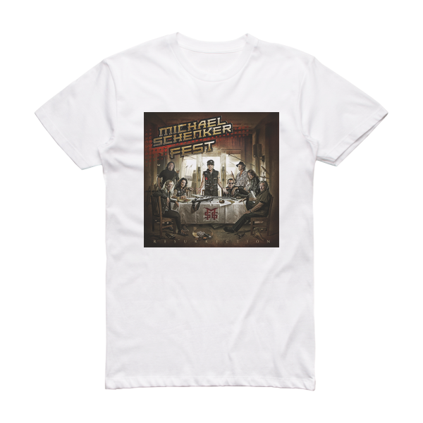 Michael Schenker Fest Resurrection Album Cover T-Shirt White