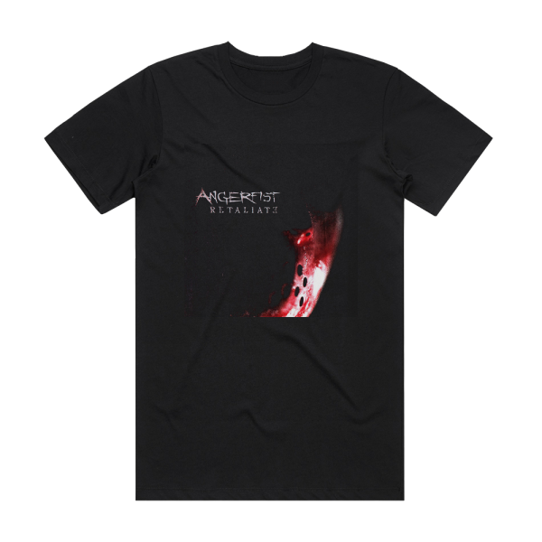 Angerfist Retaliate Album Cover T-Shirt Black