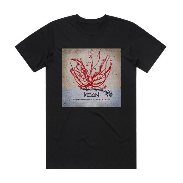 Koan Retrospective Tapes Elegy Album Cover T-Shirt Black