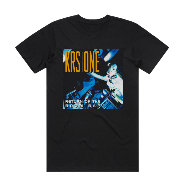 KRS‐One Return Of The Boom Bap Album Cover T-Shirt Black