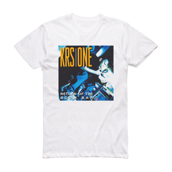 KRS‐One Return Of The Boom Bap Album Cover T-Shirt White