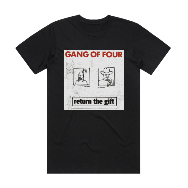 Gang of Four Return The Gift Album Cover T-Shirt Black