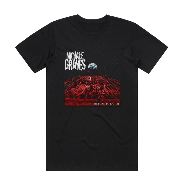 Michale Graves Return To Earth Album Cover T-Shirt Black