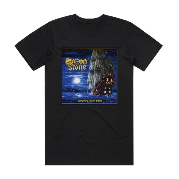 Blazon Stone Return To Port Royal Album Cover T-Shirt Black