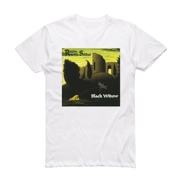 Black Widow Return To The Sabbat Album Cover T-Shirt White