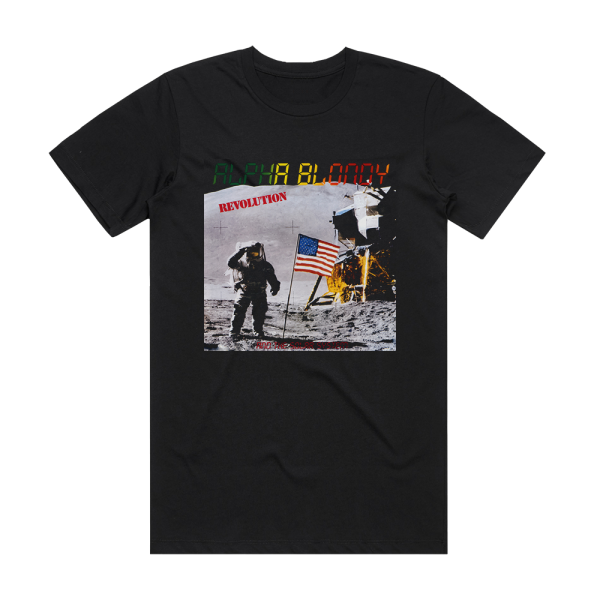 Alpha Blondy Revolution Album Cover T-Shirt Black