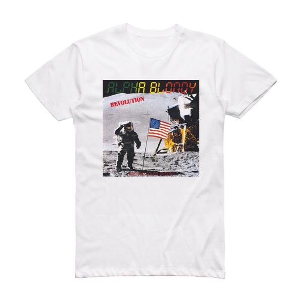 Alpha Blondy Revolution Album Cover T-Shirt White