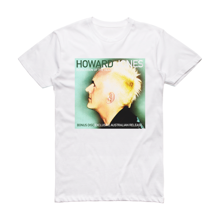 Howard Jones Revolution Of The Heart 1 Album Cover T-Shirt White ...