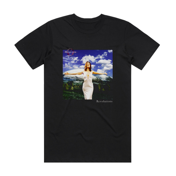 Magenta Revolutions 1 Album Cover T-Shirt Black