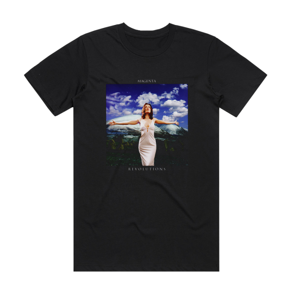 Magenta Revolutions 2 Album Cover T-Shirt Black