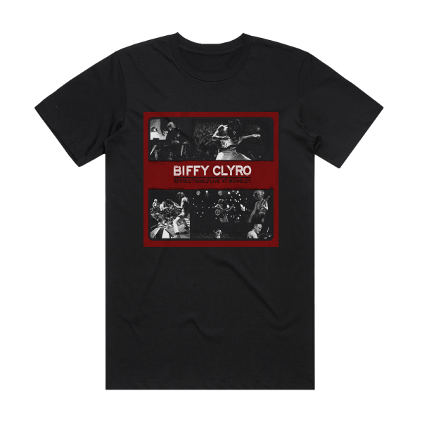 Biffy Clyro Revolutions Live At Wembley Album Cover T-Shirt Black