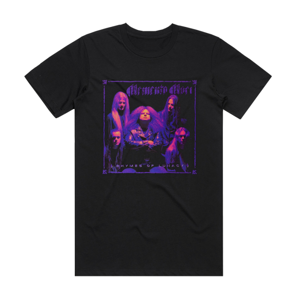 Memento Mori Rhymes Of Lunacy Album Cover T-Shirt Black