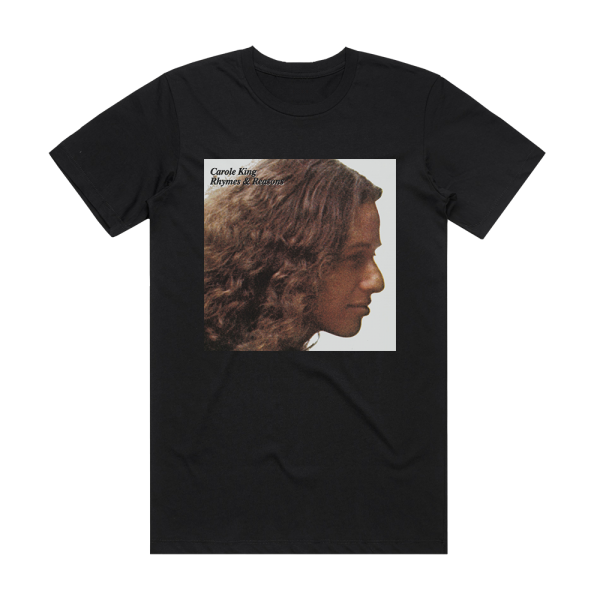 Carole King Rhymes Reasons Album Cover T-Shirt Black