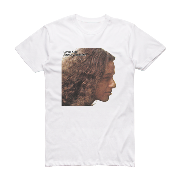 Carole King Rhymes Reasons Album Cover T-Shirt White