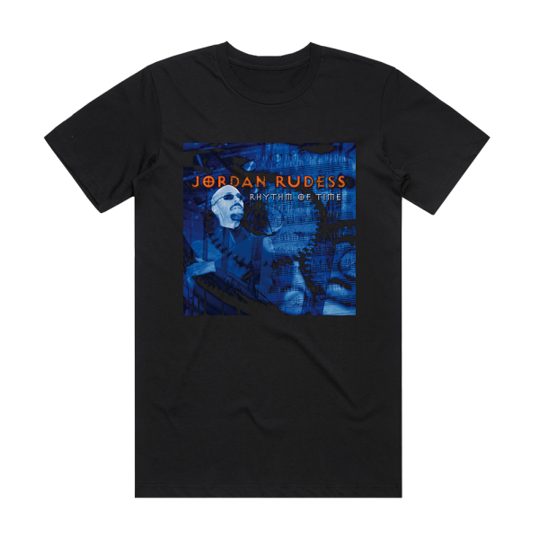 Jordan Rudess Rhythm Of Time Album Cover T-Shirt Black