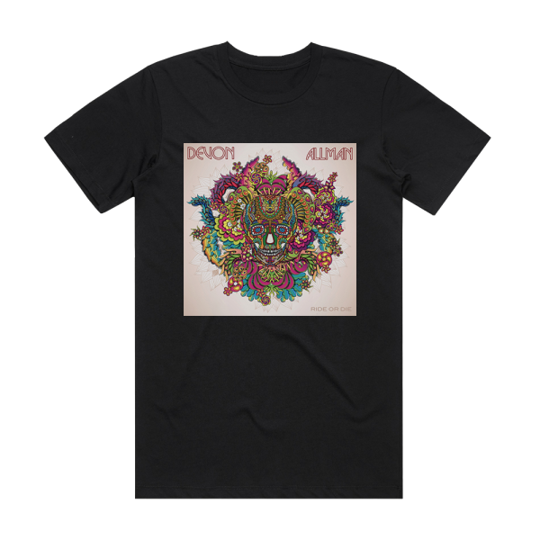 Devon Allman Ride Or Die Album Cover T-Shirt Black