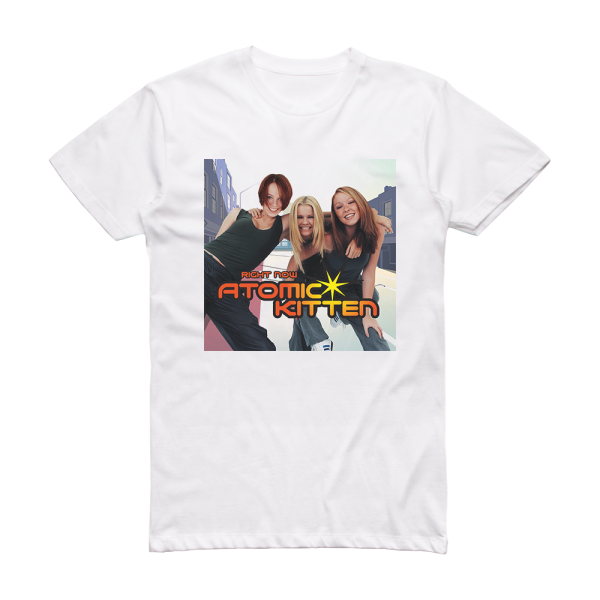 Atomic Kitten Right Now 2 Album Cover T-Shirt White