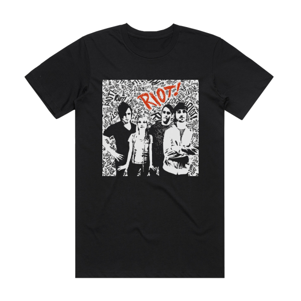 Paramore Riot 3 Album Cover T-Shirt Black