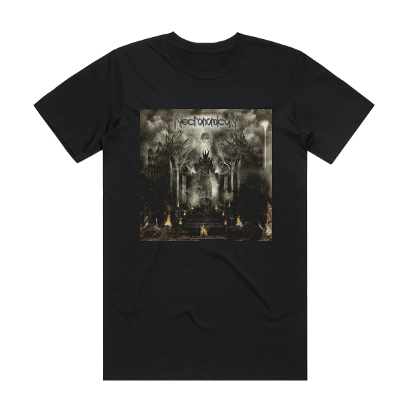 Necronomicon Rise Of The Elder Ones Album Cover T-Shirt Black