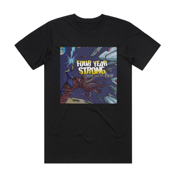 Four Year Strong Rise Or Die Trying Album Cover T-Shirt Black