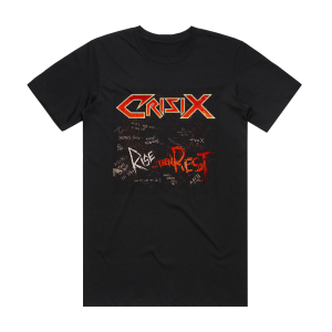Crisix Rise Then Rest Album Cover T-Shirt Black