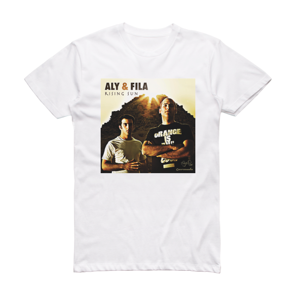 Aly and Fila Rising Sun Album Cover T-Shirt White
