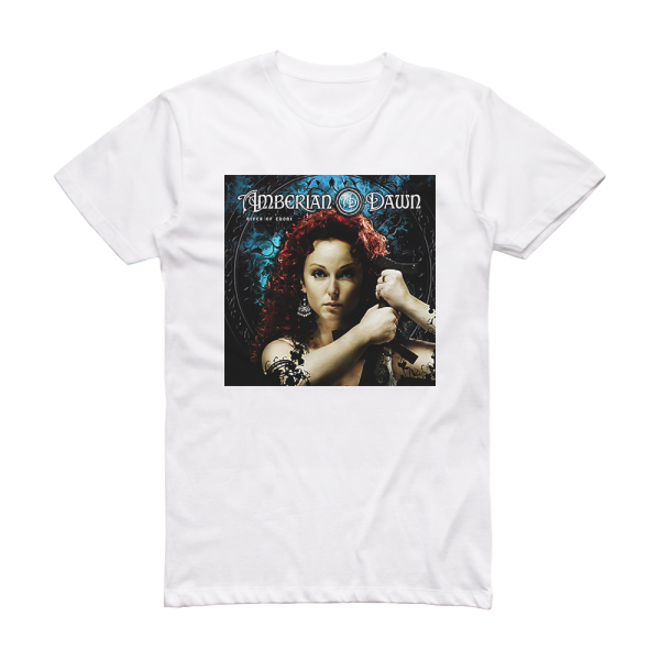 Amberian Dawn River Of Tuoni Album Cover T-Shirt White