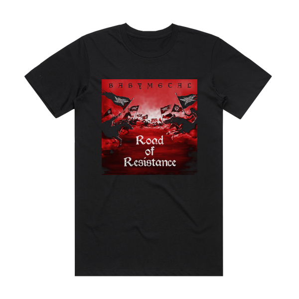 BABYMETAL Road Of Resistance Album Cover T-Shirt Black