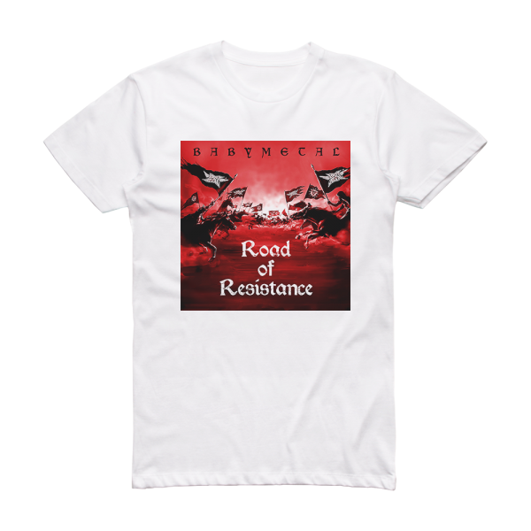 BABYMETAL Road Of Resistance Album Cover T-Shirt White