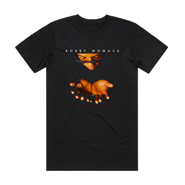 Bobby Womack Roads Of Life Album Cover T-Shirt Black