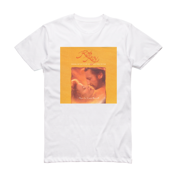 Carter Burwell Rob Roy Album Cover T-Shirt White