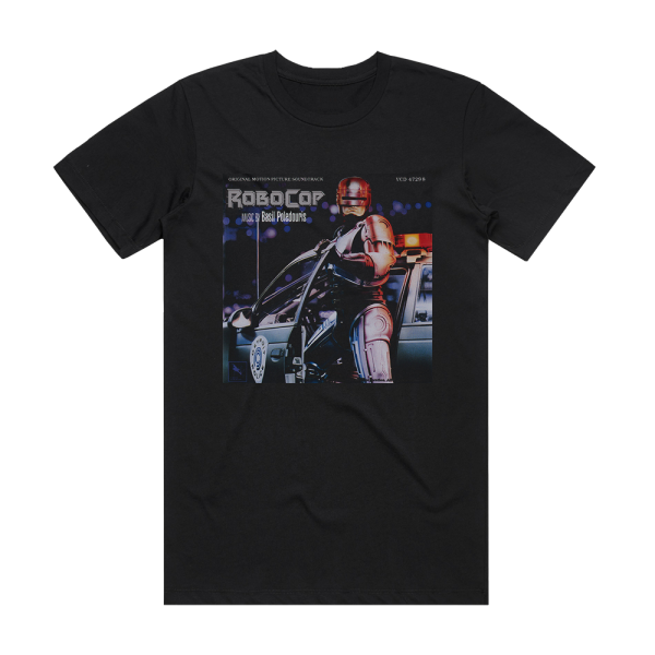 Basil Poledouris Robocop Album Cover T-Shirt Black