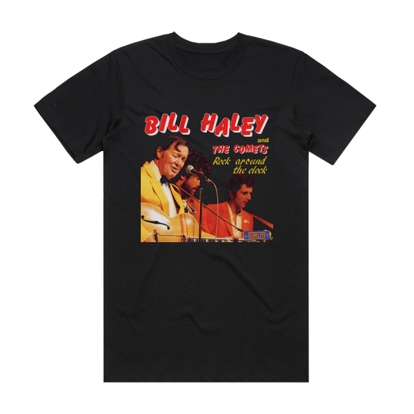Bill Haley and His Comets Rock Around The Clock Album Cover T-Shirt Black