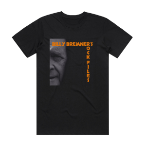 Billy Bremner Rock Files Album Cover T-Shirt Black