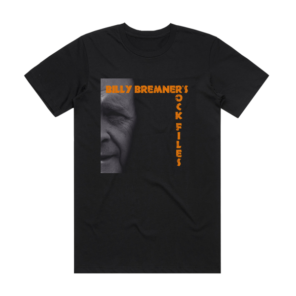 Billy Bremner Rock Files Album Cover T-Shirt Black