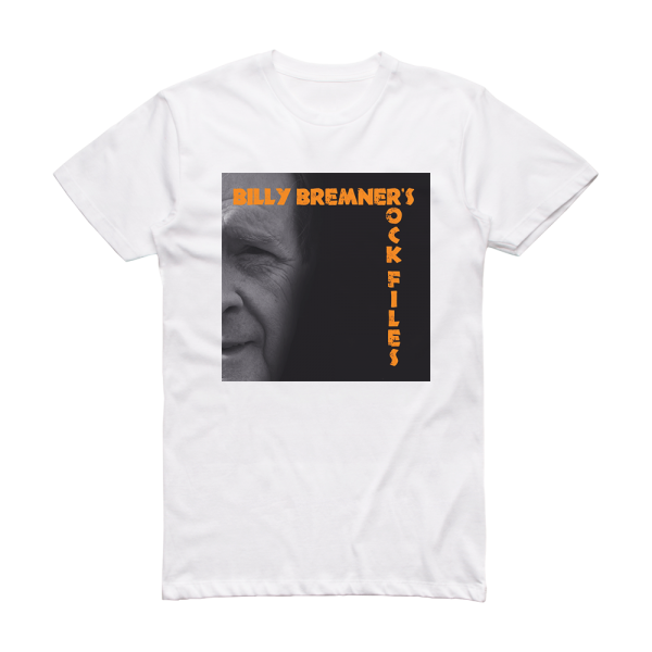 Billy Bremner Rock Files Album Cover T-Shirt White