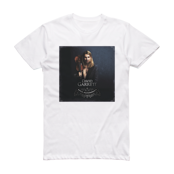 David Garrett Rock Symphonies Album Cover T-Shirt White