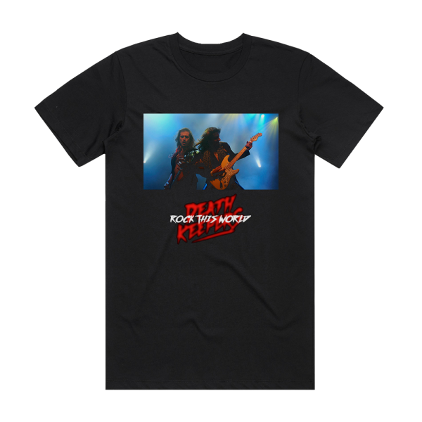 Death Keepers Rock This World 2 Album Cover T-Shirt Black